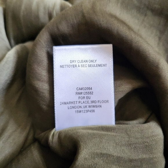 New Dolan Collection Elise Tasseled Green Dress Anthropologie NWT XXS - Picture 11 of 11